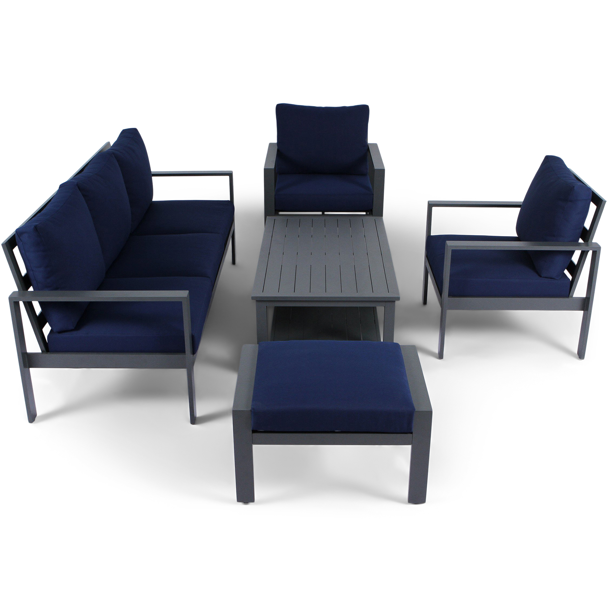 Premium loungegrupp i underhållsfritt aluminium | Hamnviken Premium loungegrupp i underhållsfritt aluminium | Hamnviken
