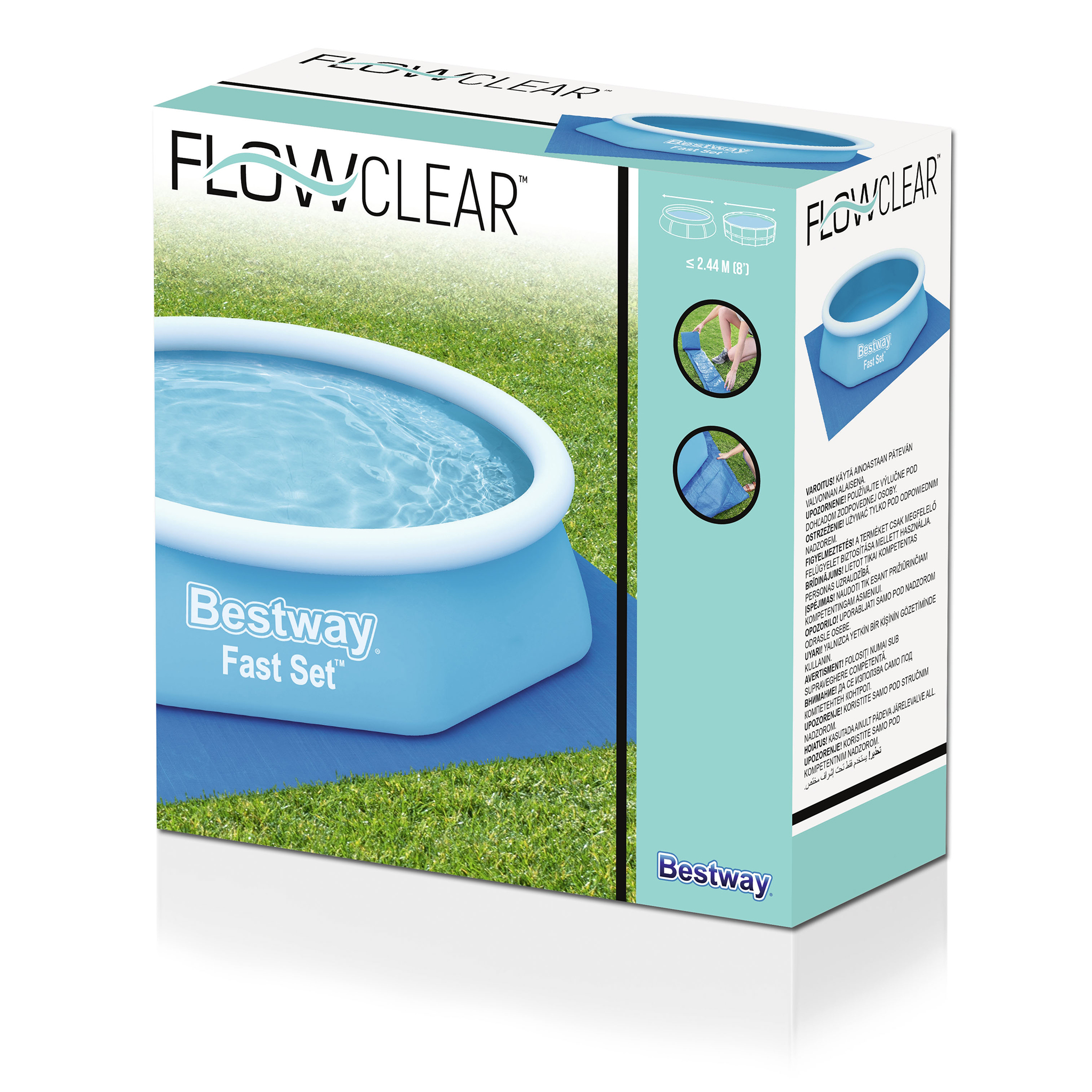 Flowclear markduk för 2,44m pool Flowclear markduk för 2,44m pool