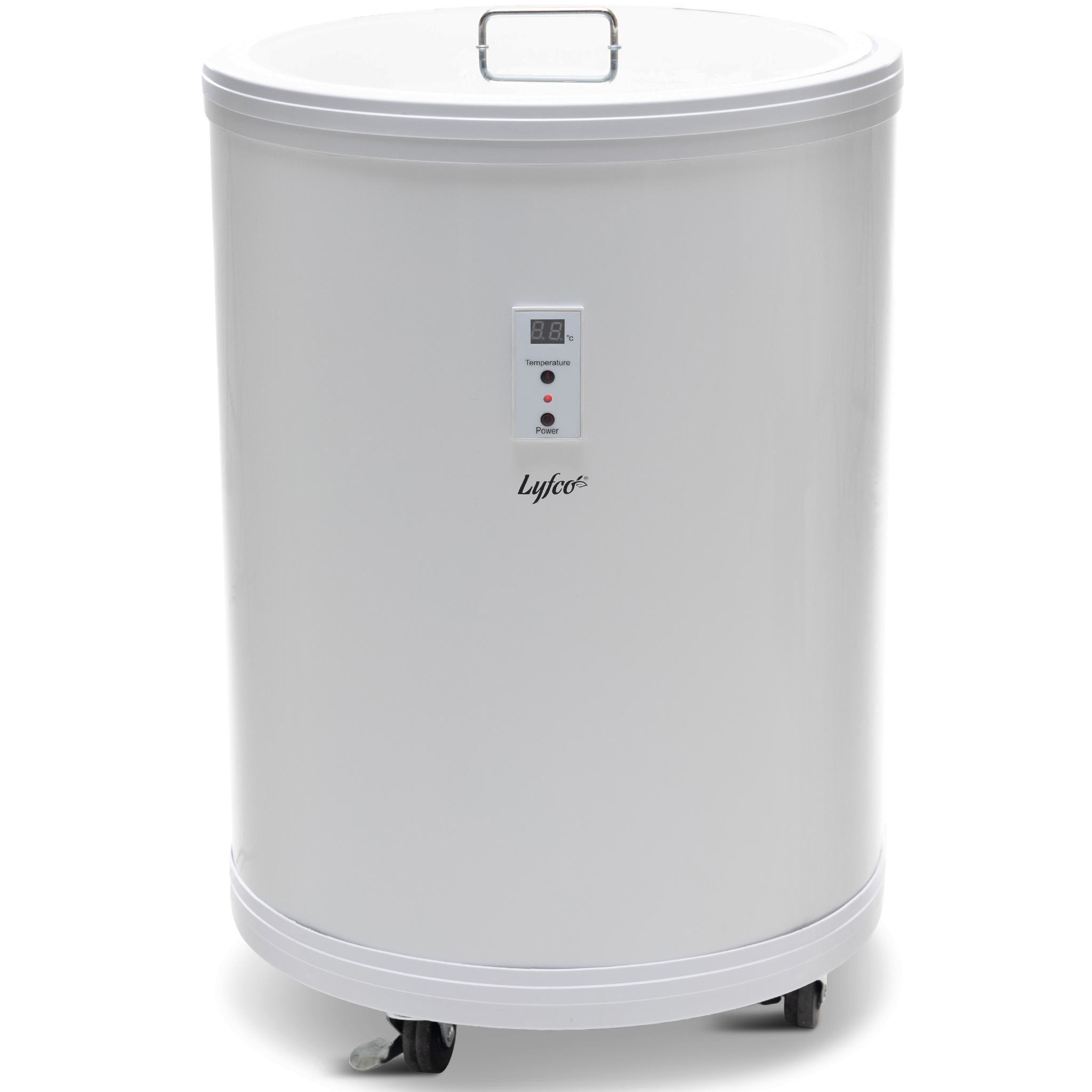 Party cooler 30L | Tystg�ende | Plats f�r 40 burkar | Vit