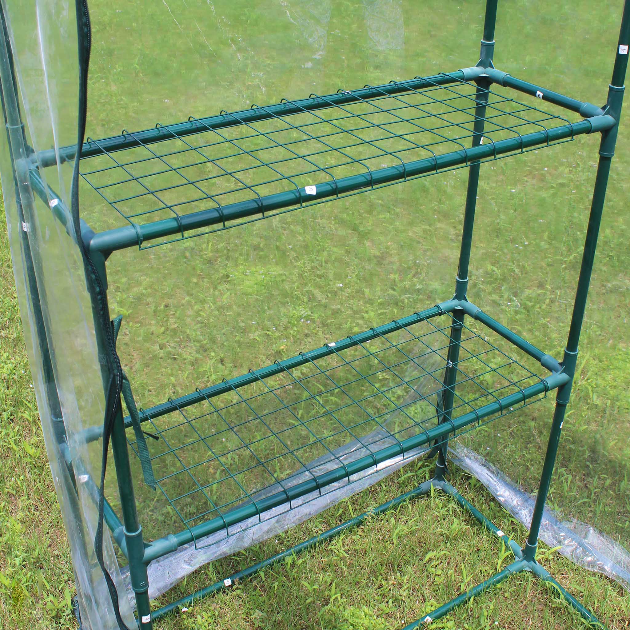Litet plastväxthus 1m² | Stålram med PVC-överdrag Litet plastväxthus 1m² | Stålram med PVC-överdrag