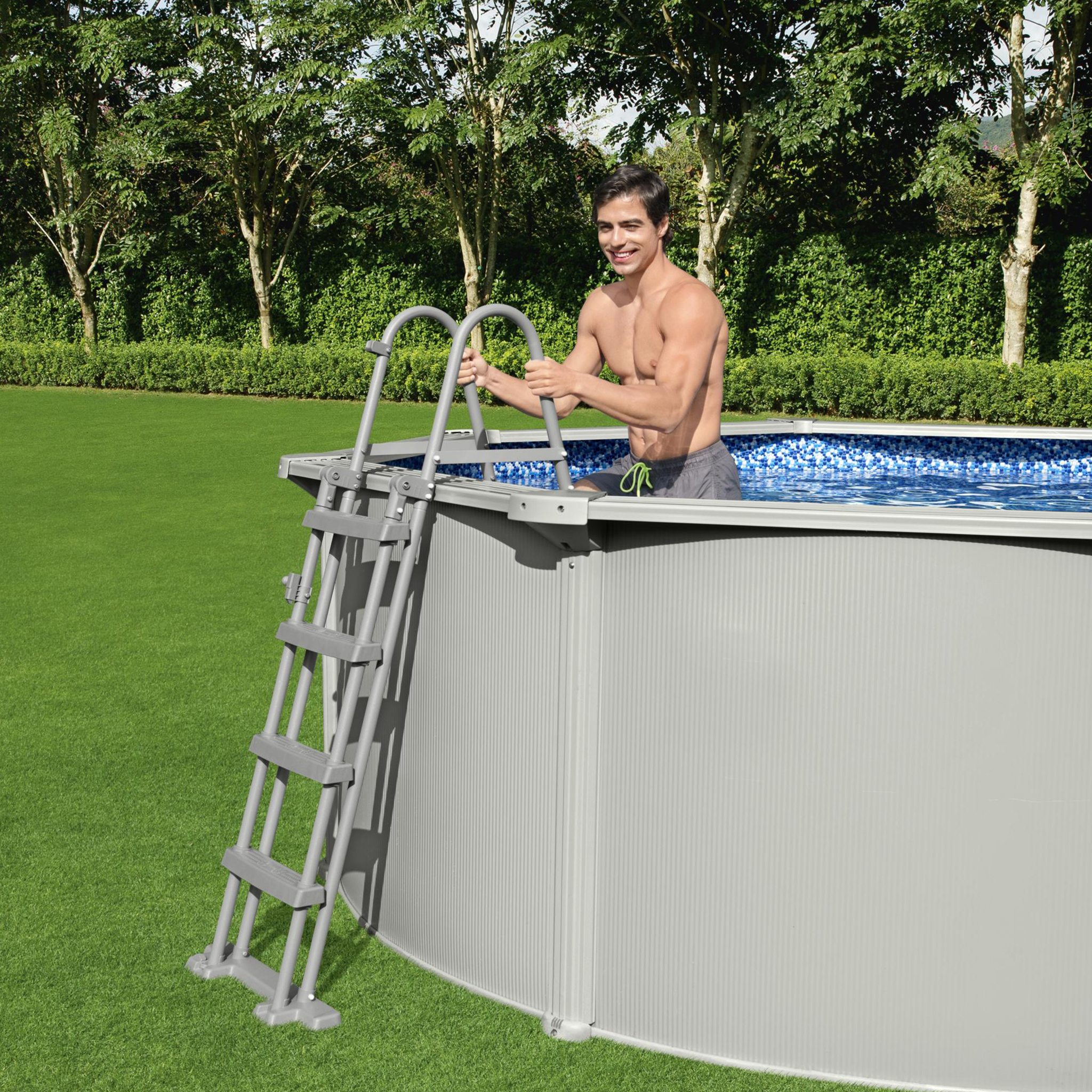 Bestway stålväggspool Ø3m - 1,2m djup | Hydrium Mosaik (56566) Bestway stålväggspool Ø3m - 1,2m djup | Hydrium Mosaik (56566)