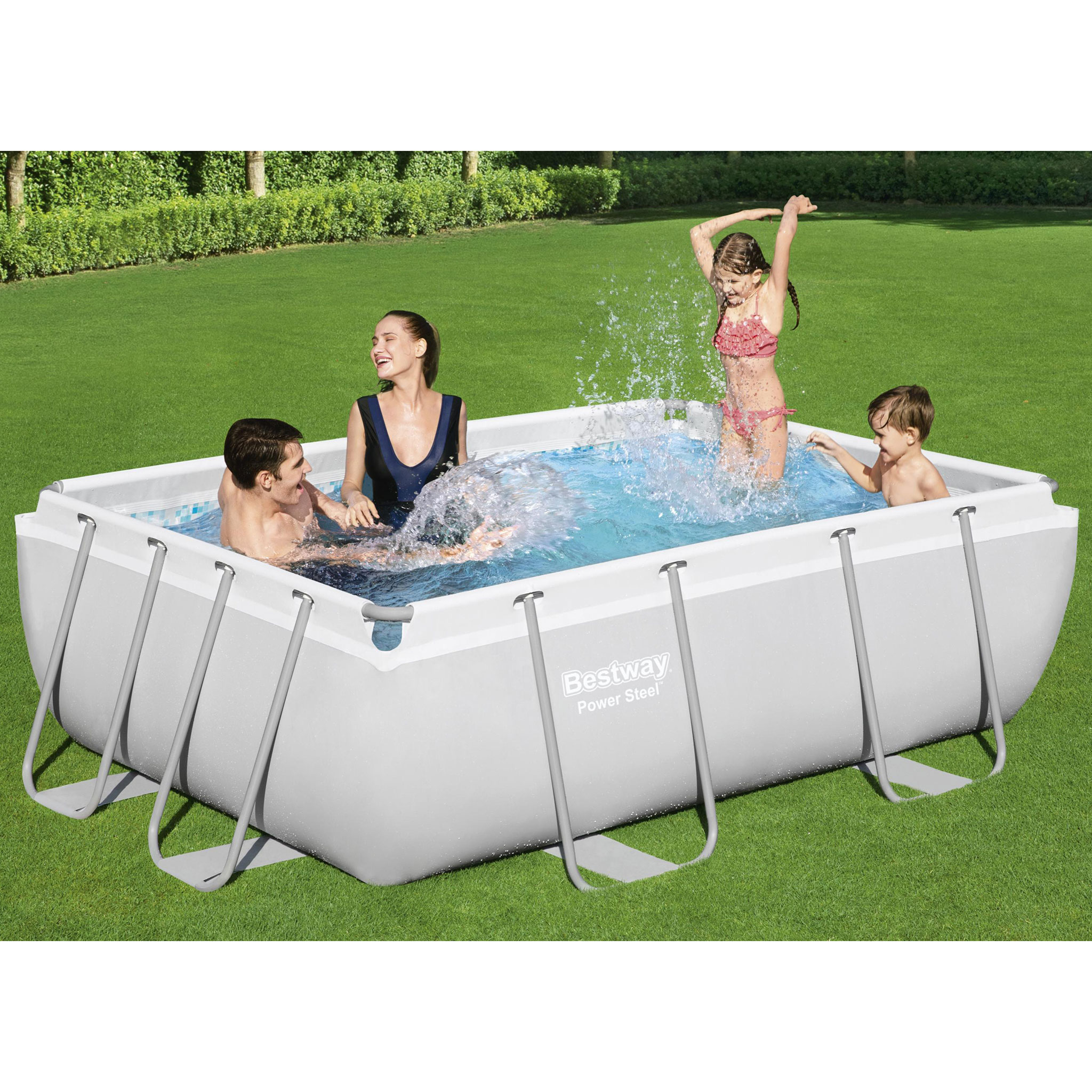 Bestway pool ovan mark 2,82x1,96m - 84cm djup| Power Steel (56629) Bestway pool ovan mark 2,82x1,96m - 84cm djup| Power Steel (56629)
