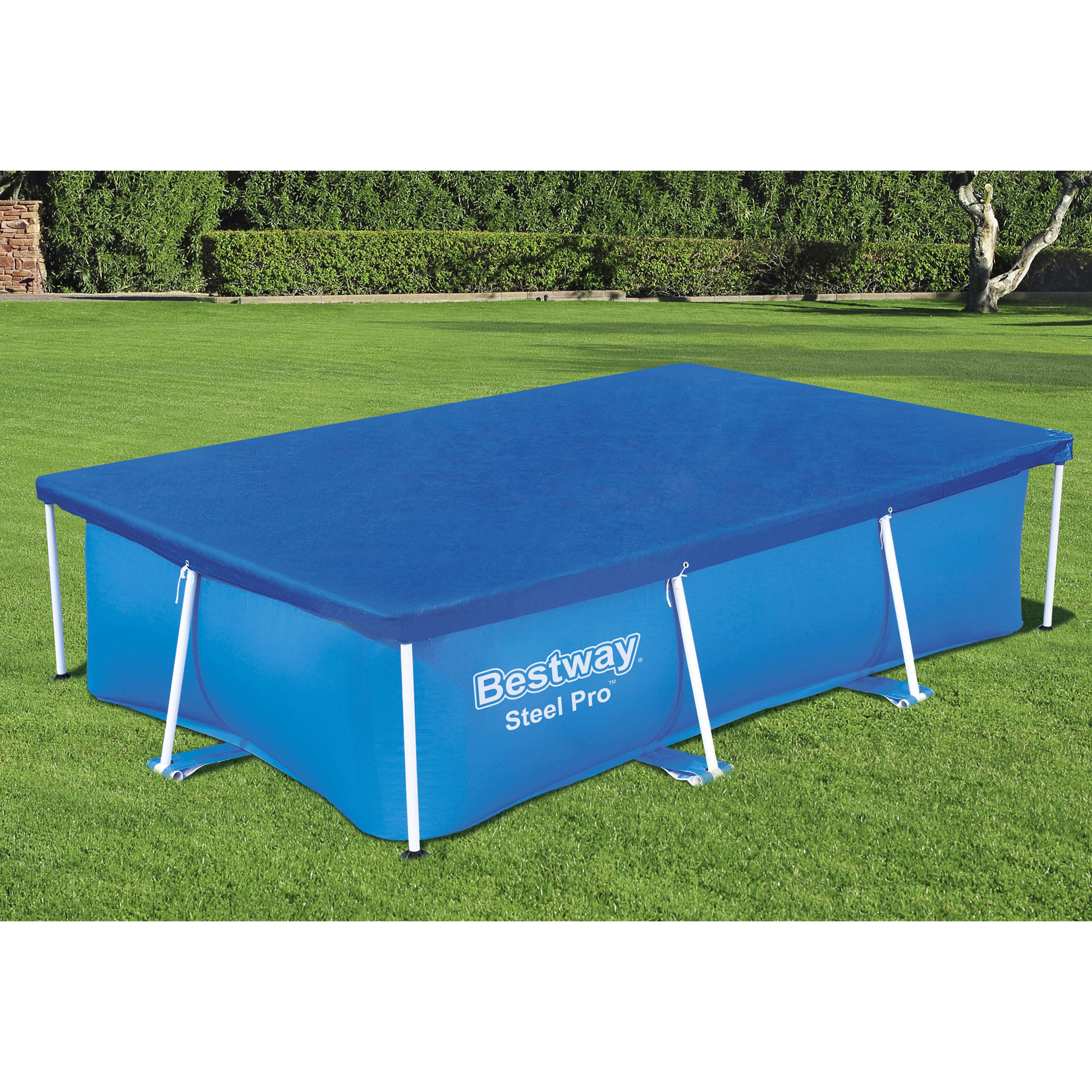 Rektangul�rt pool�verdrag Flowclear� | Bl� - 2,59x1,7m