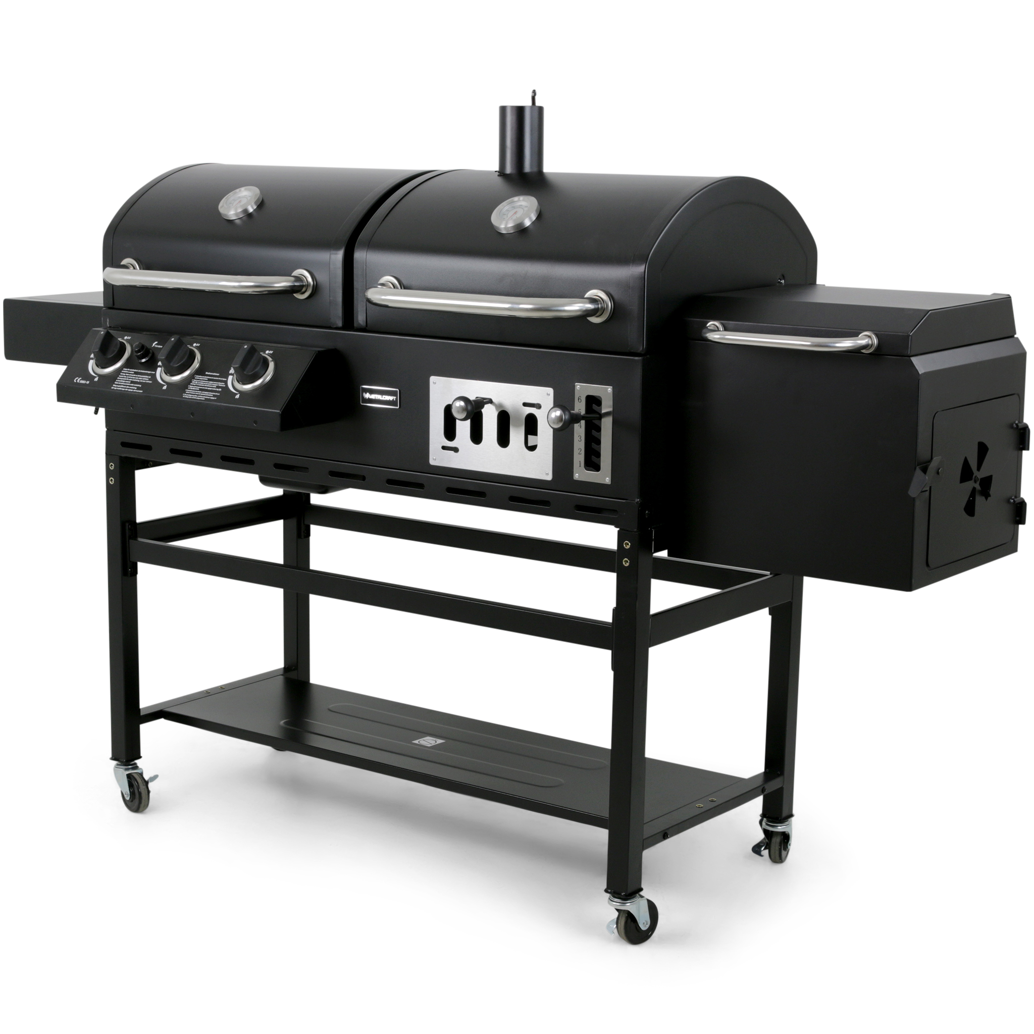 Kombinerad kol- & gasolgrill med rök | Cleaveland Kombinerad kol- & gasolgrill med rök | Cleaveland
