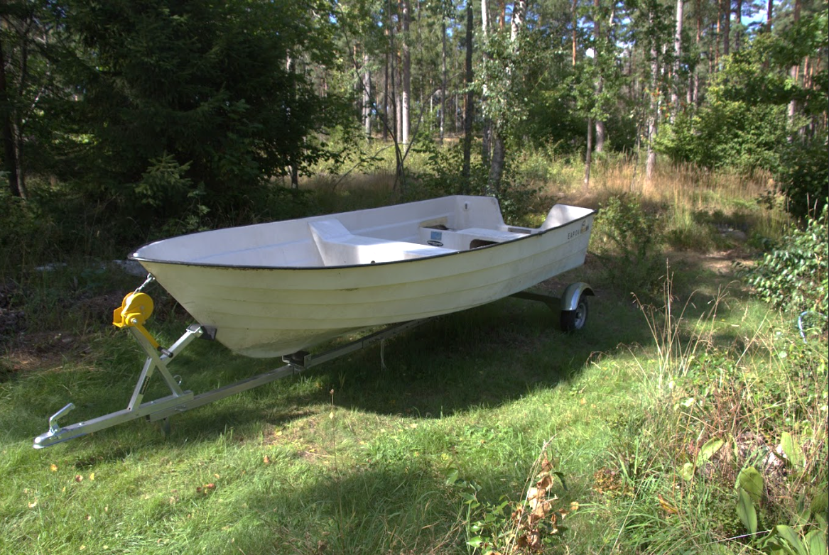 Båttrailer med vinsch | Maxlast 540kg | 469x180cm Båttrailer med vinsch | Maxlast 540kg | 469x180cm