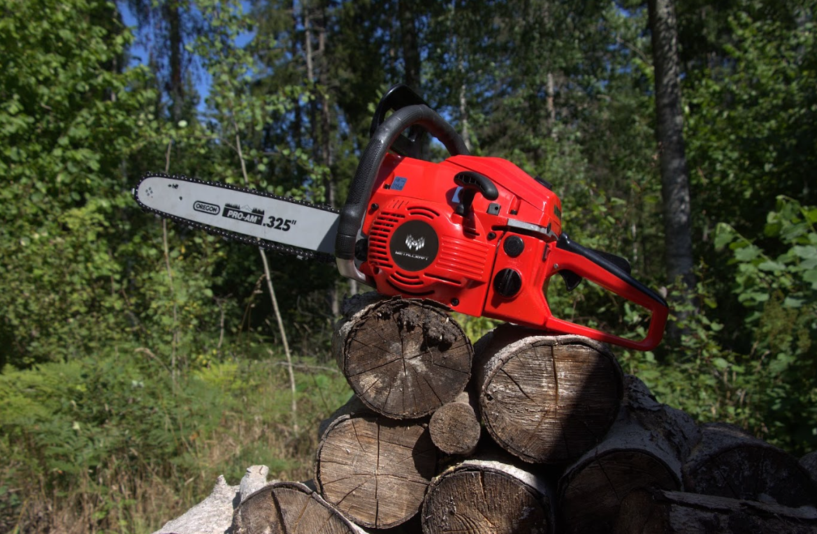 Motors�g bensindriven 45cc | Kedja och blad fr�n Oregon