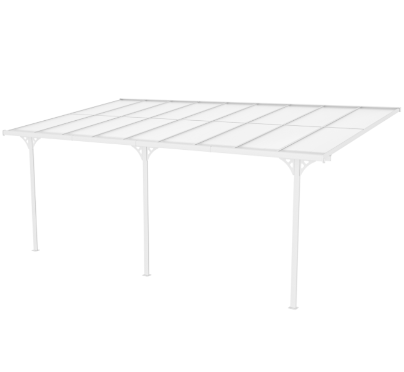 Altantak 5,66x2,54 | Kanalplast / Aluminium| Robust design | Vit Altantak 5,66x2,54 | Kanalplast / Aluminium| Robust design | Vit