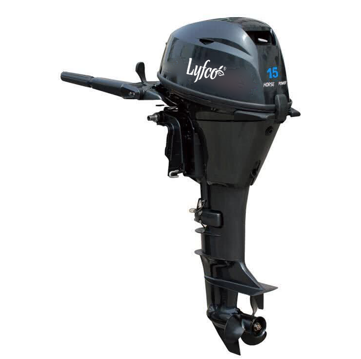 Båtmotor 15 hk | 2-Cylindrig 4-Takt | Kraftfull & Effektiv | 24 L Bränsletank ingår Båtmotor 15 hk | 2-Cylindrig 4-Takt | Kraftfull & Effektiv | 24 L Bränsletank ingår