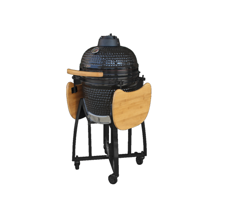 Kamado Grill | Keramisk Grill BBQ | �45 cm | Svart