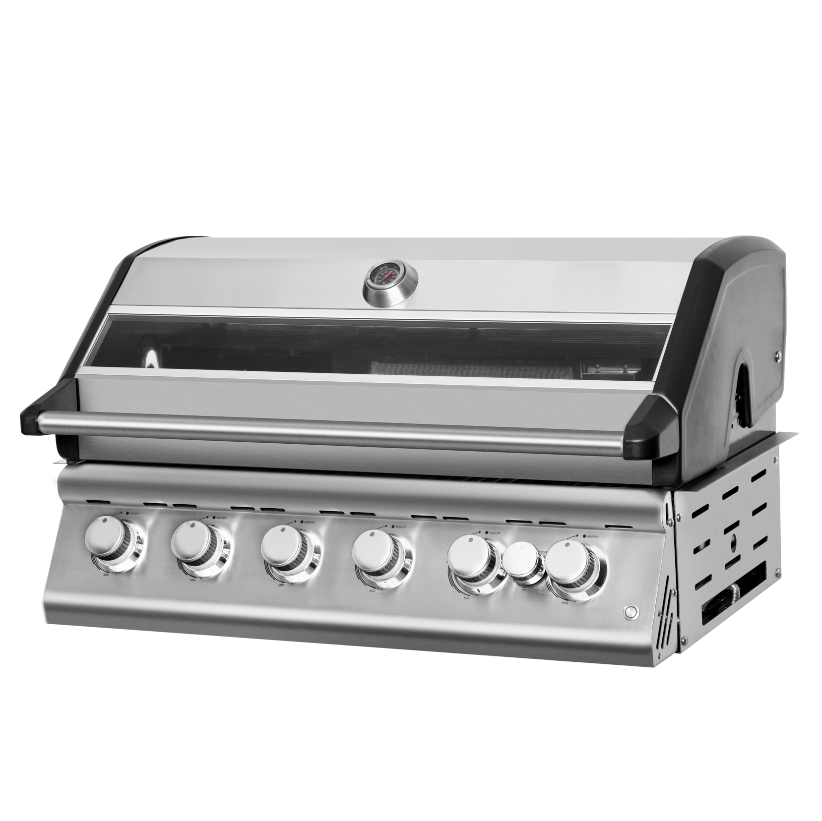 Rostfri gasolgrill | 5 Brännare & Infraröd Bakbrännare | Ohio Rostfri gasolgrill | 5 Brännare & Infraröd Bakbrännare | Ohio