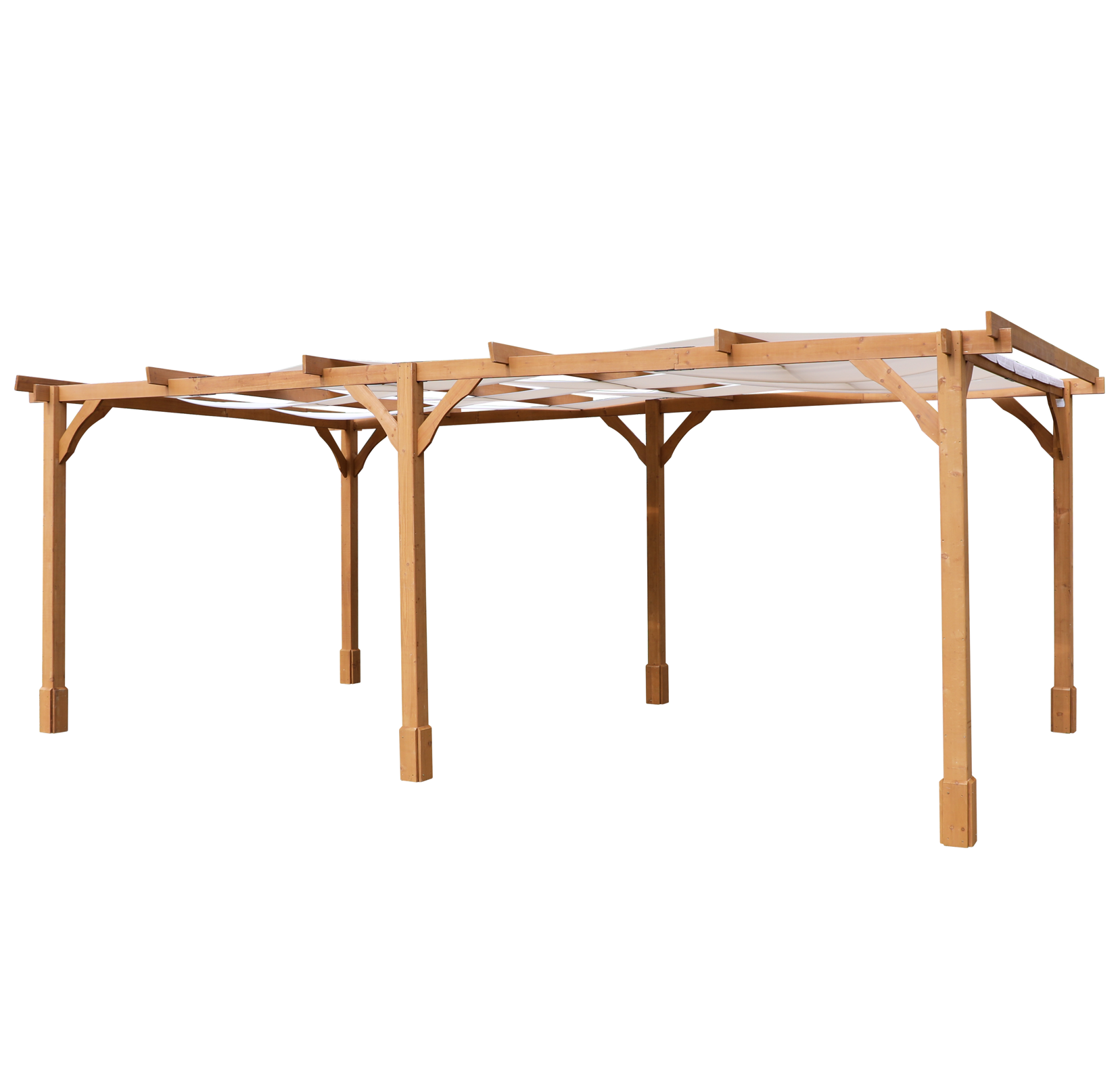 Pergola tr� | 6x3,2m | Furu