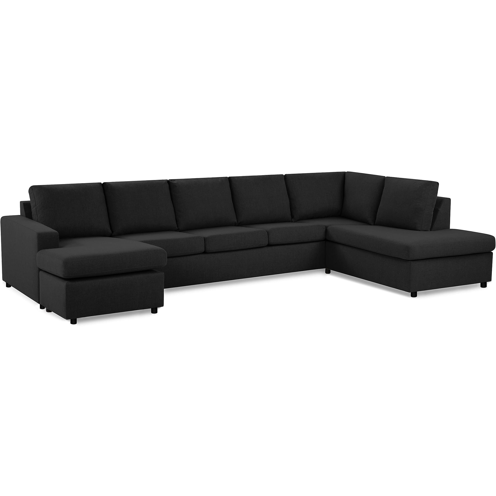 U-soffa med divan vänster | Crazy XL | Antracit U-soffa med divan vänster | Crazy XL | Antracit