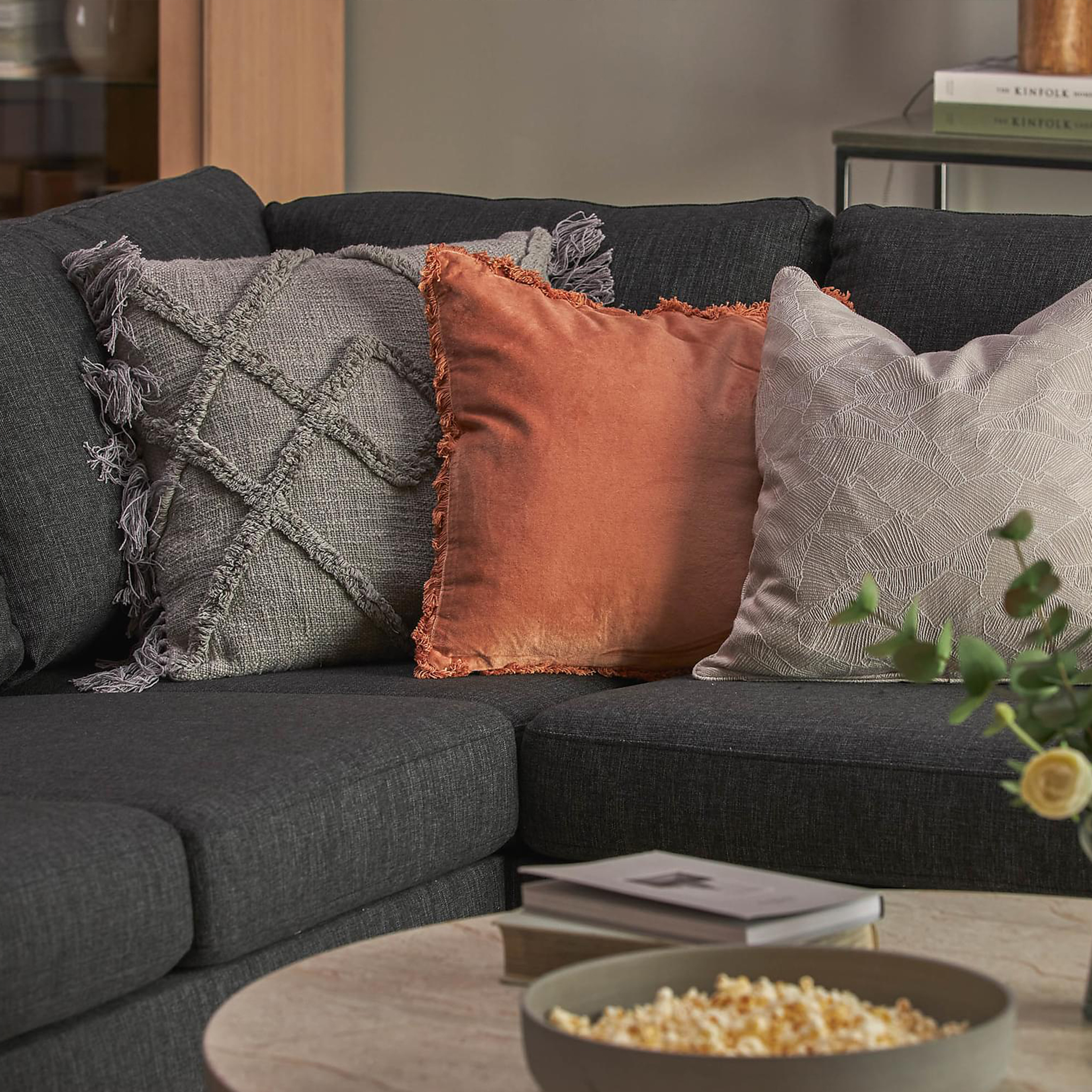 U-soffa med divan vänster | Crazy XL | Antracit U-soffa med divan vänster | Crazy XL | Antracit