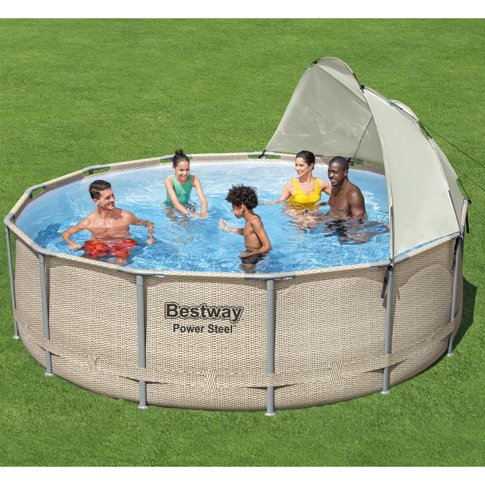 Solskydd för ovanmarkpooler | Flowclear Canopy Solskydd för ovanmarkpooler | Flowclear Canopy