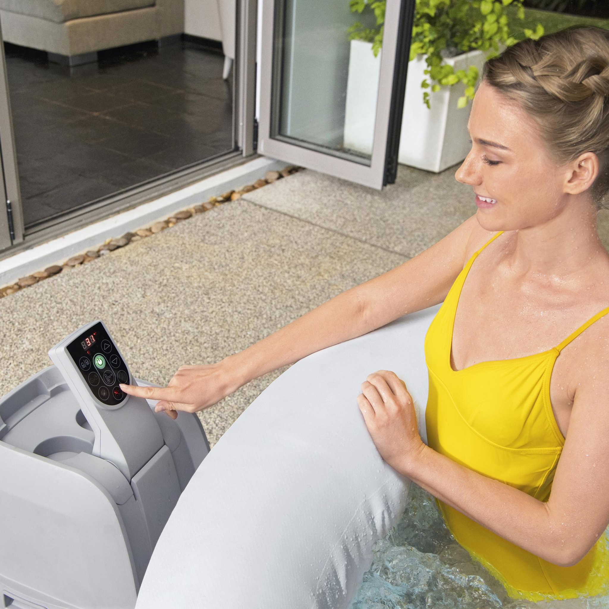Lay-Z Spa Tahiti Airjet | Bestway uppblåsbart spabad 2-4 personer Lay-Z Spa Tahiti Airjet | Bestway uppblåsbart spabad 2-4 personer