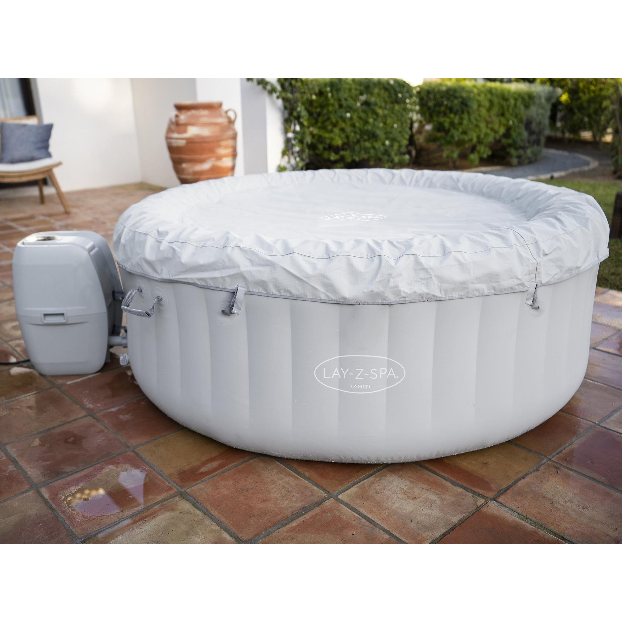 Lay-Z Spa Tahiti Airjet | Bestway uppblåsbart spabad 2-4 personer Lay-Z Spa Tahiti Airjet | Bestway uppblåsbart spabad 2-4 personer
