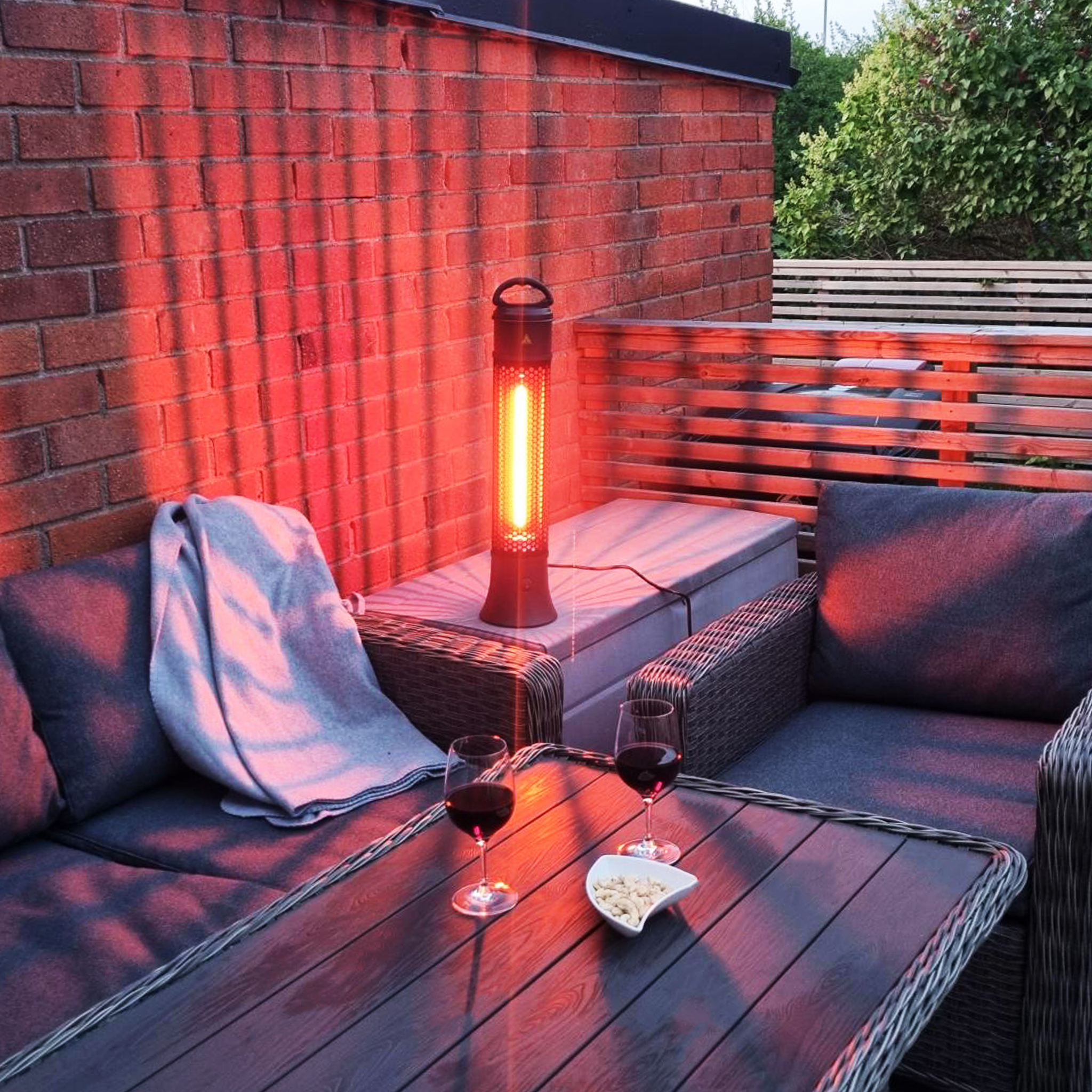 Stående terrassvärmare | 1200W Stående terrassvärmare | 1200W