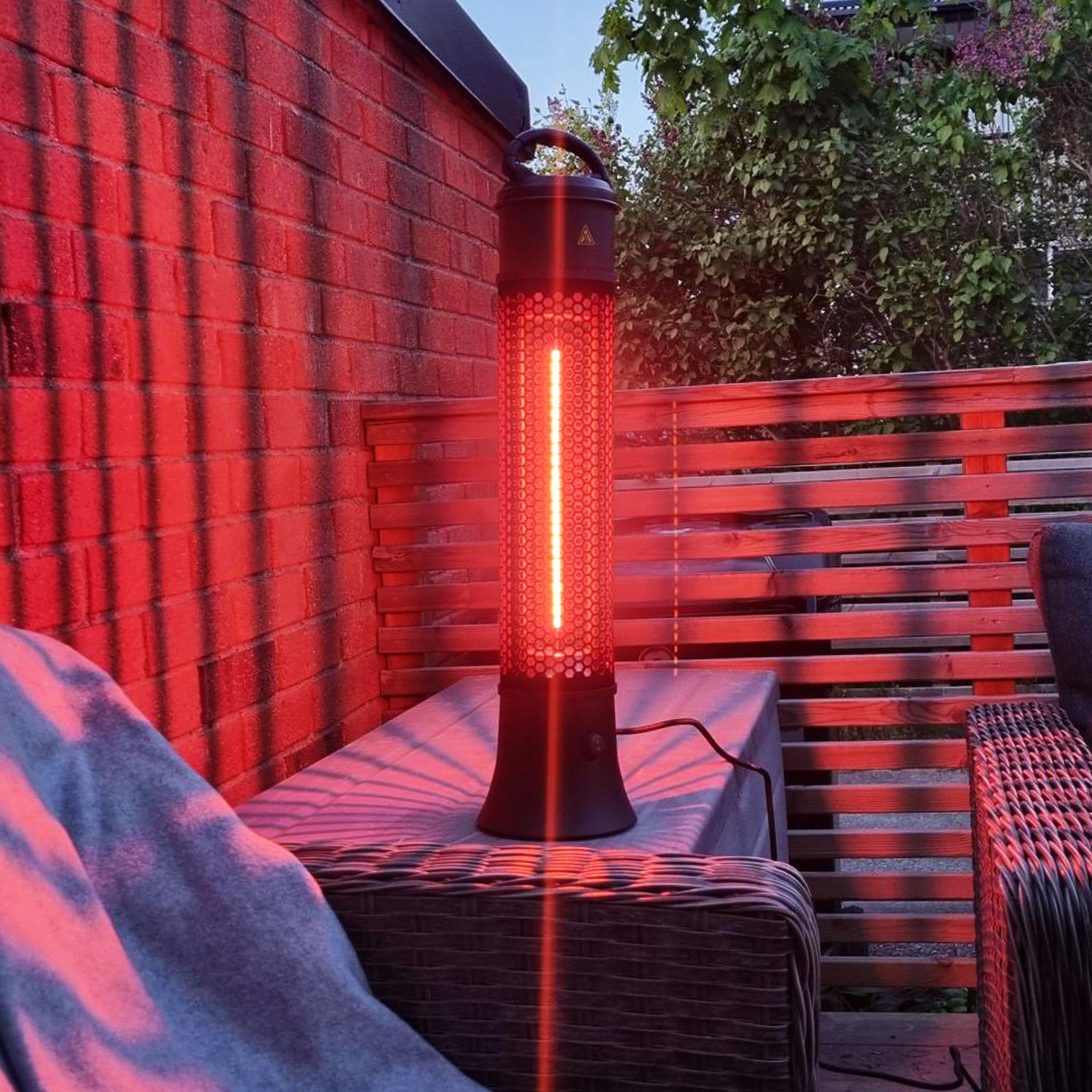 Stående terrassvärmare | 1200W Stående terrassvärmare | 1200W