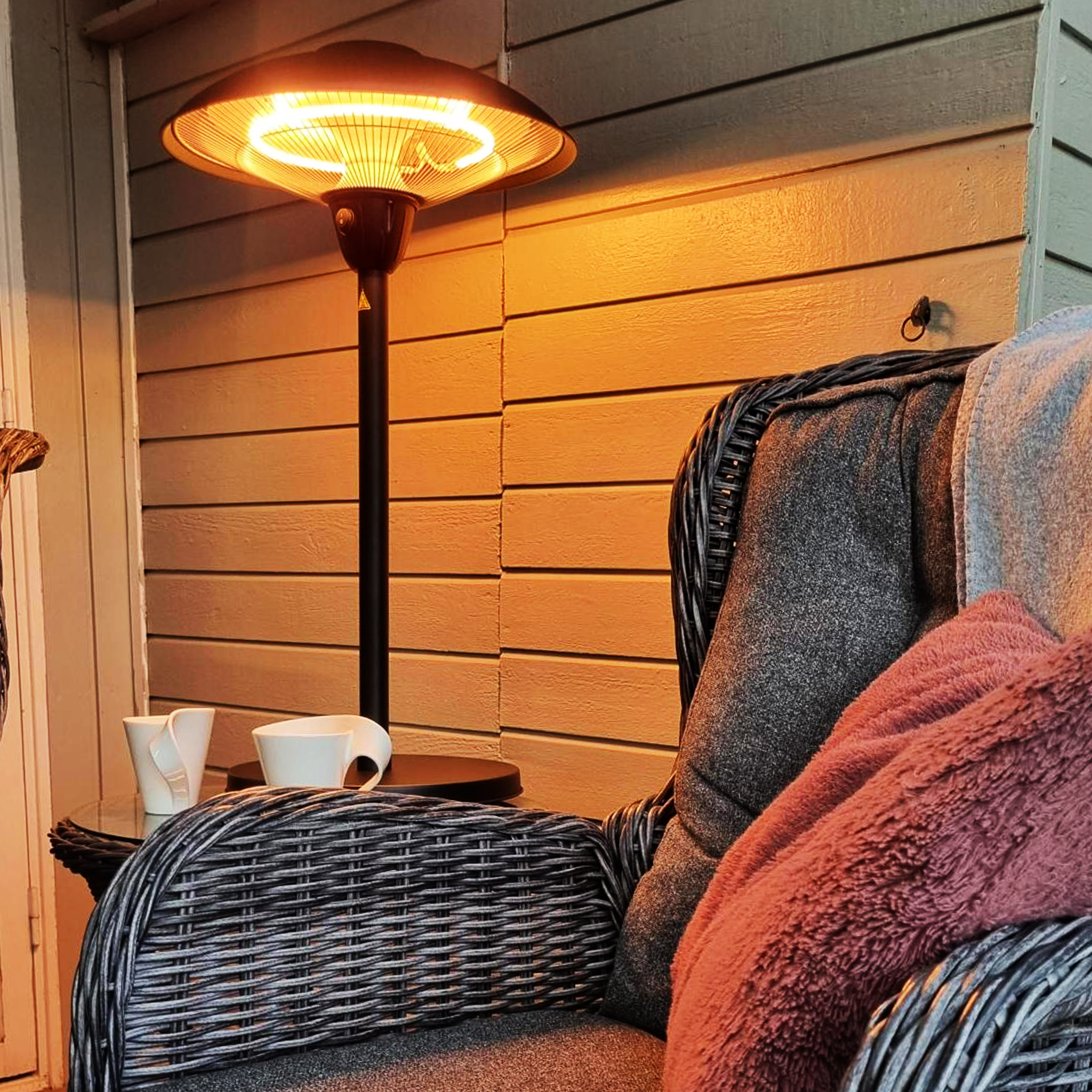 Stående terrassvärmare | 1500W Stående terrassvärmare | 1500W