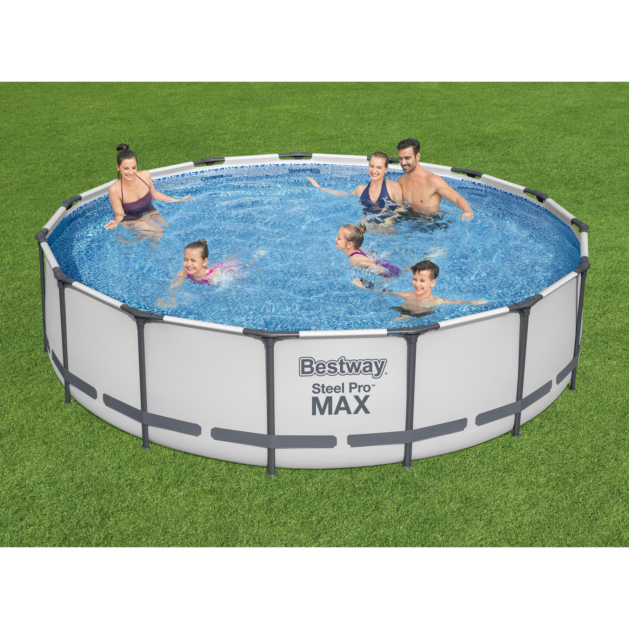 Bestway pool ovan mark Ø4,57m - 1,07m djup | Steel Pro MAX (56488) Bestway pool ovan mark Ø4,57m - 1,07m djup | Steel Pro MAX (56488)