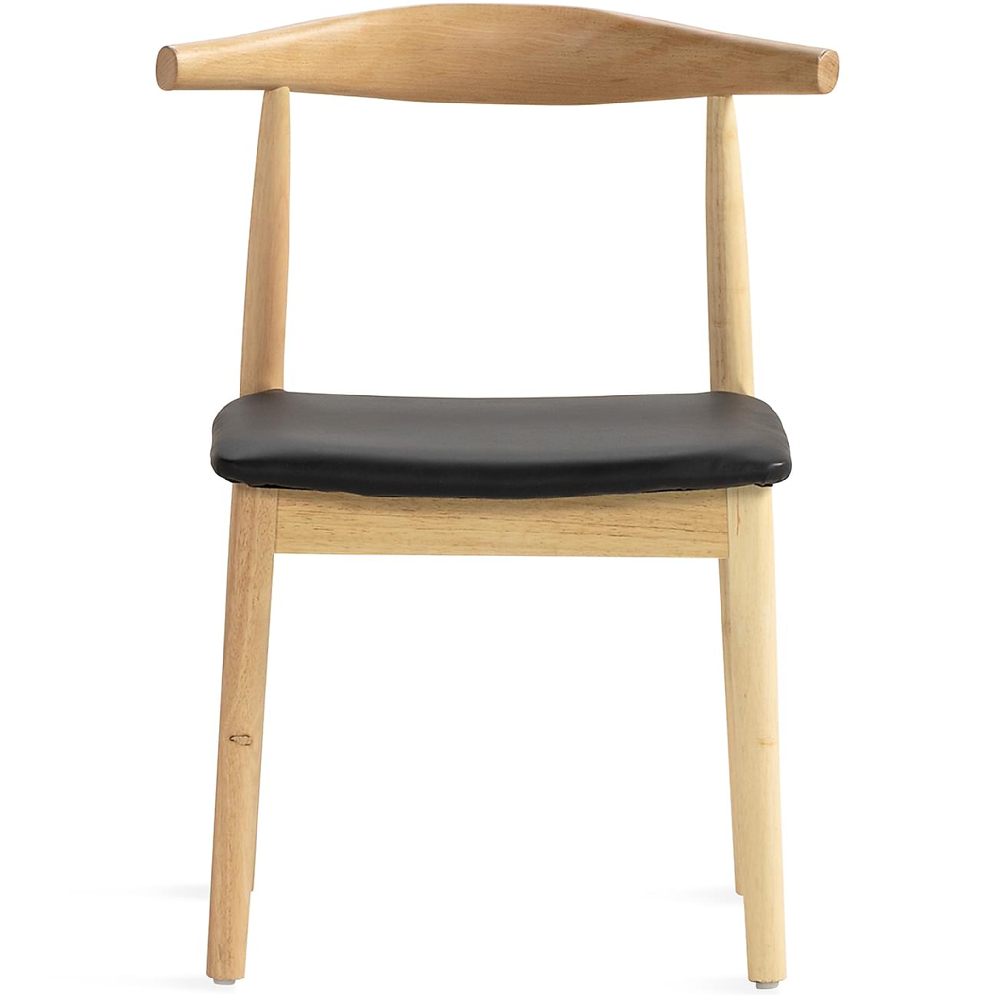 Matstol i robust tr�/PU-l�der | 2-pack | Gillstad