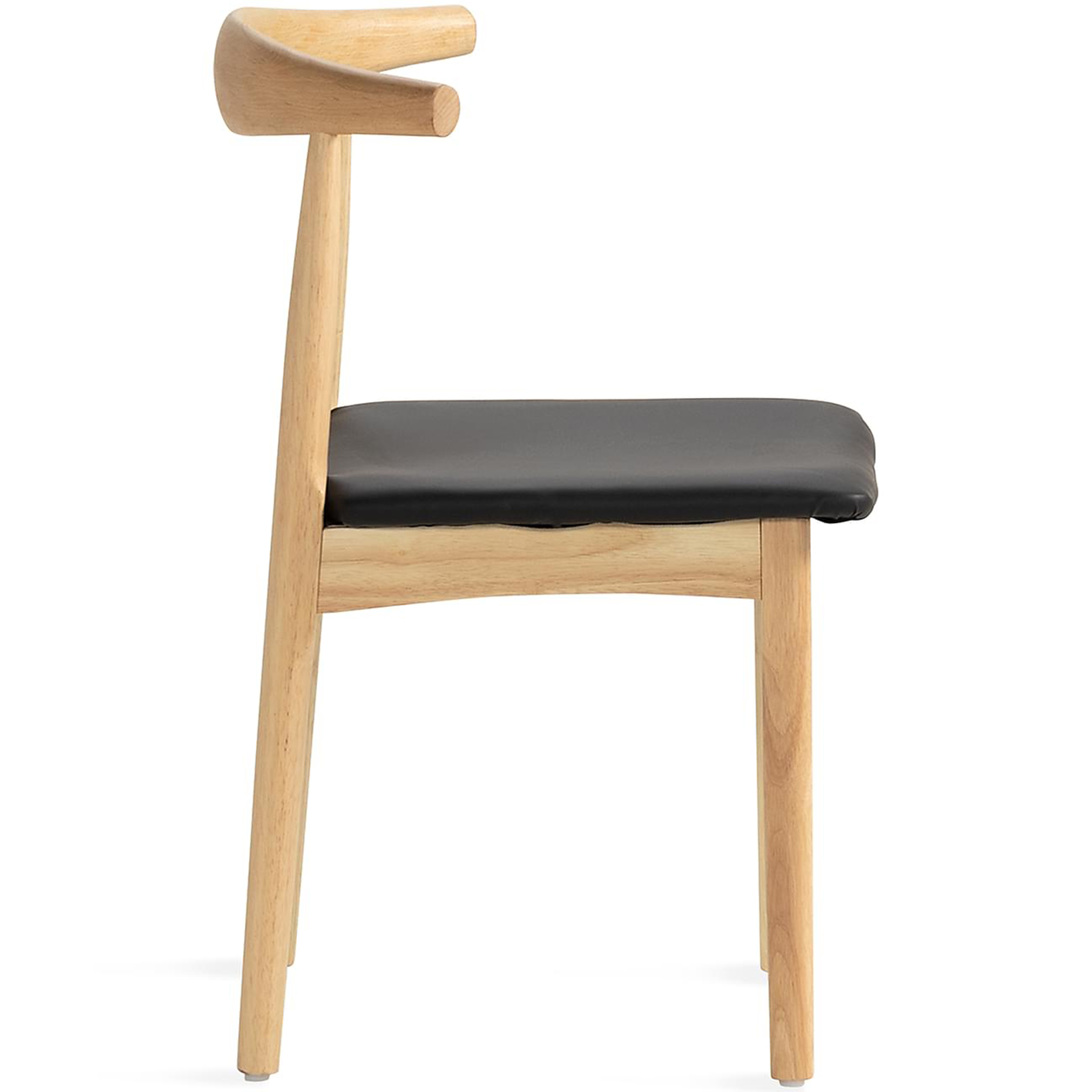 Matstol i robust tr�/PU-l�der | 2-pack | Gillstad