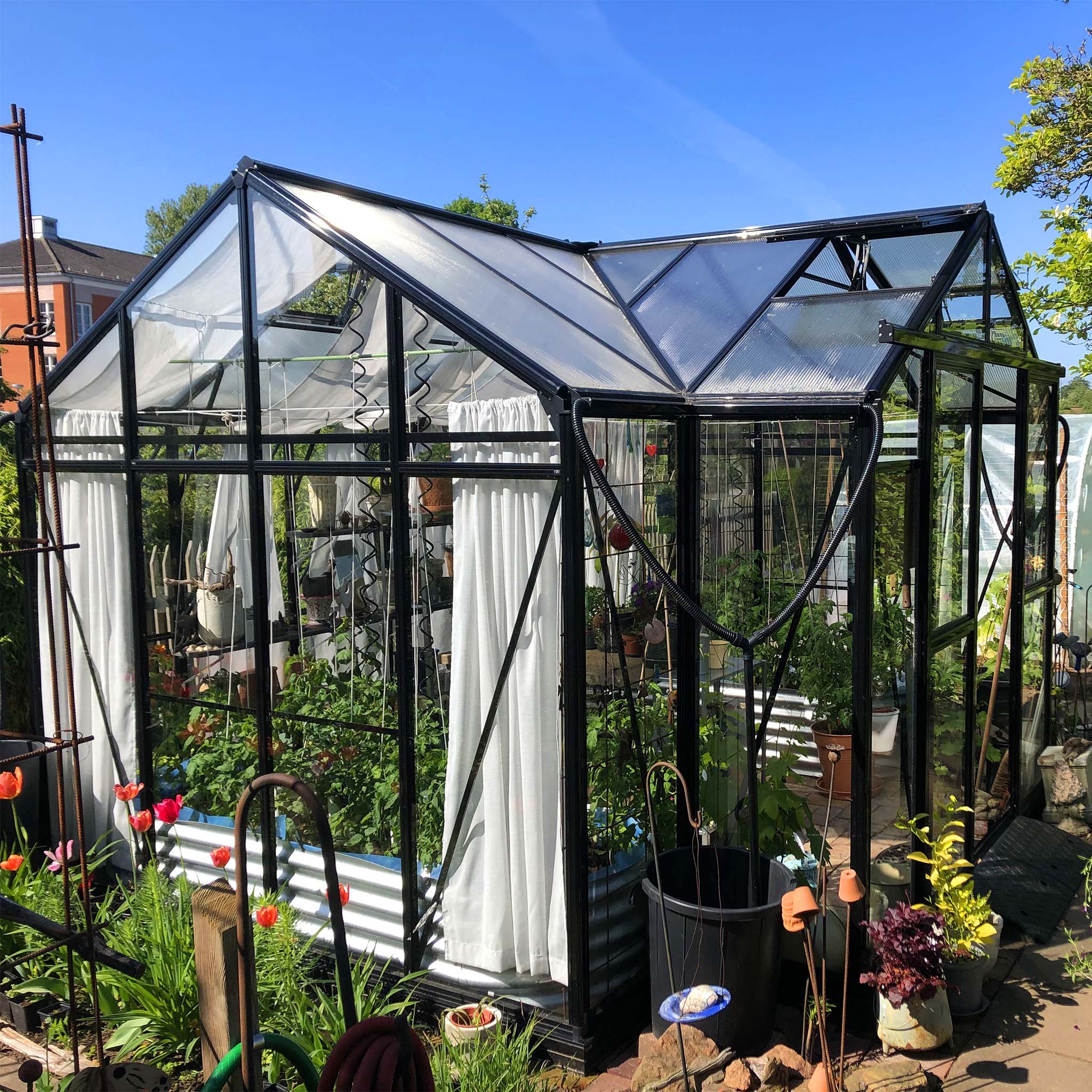T-format glasv�xthus 11,2m� | 4mm s�kerhetsglas | 5 �rs stormgaranti