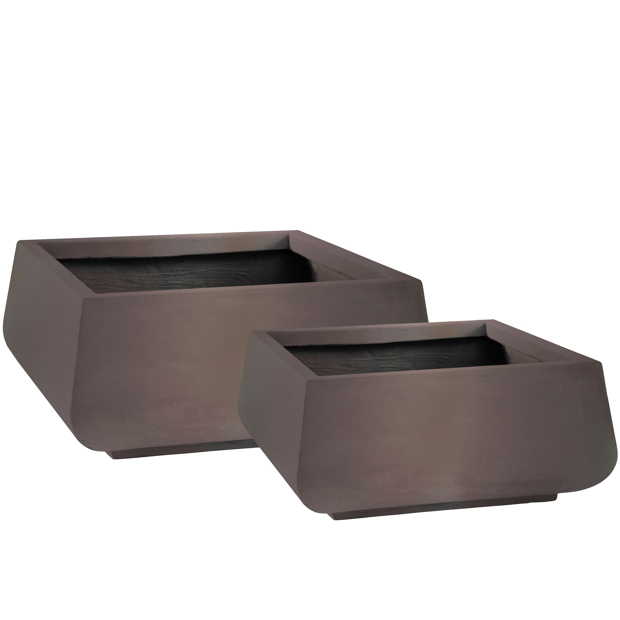 Fiberarmerade utekrukor | 2-pack | Mörkbrun Fiberarmerade utekrukor | 2-pack | Mörkbrun