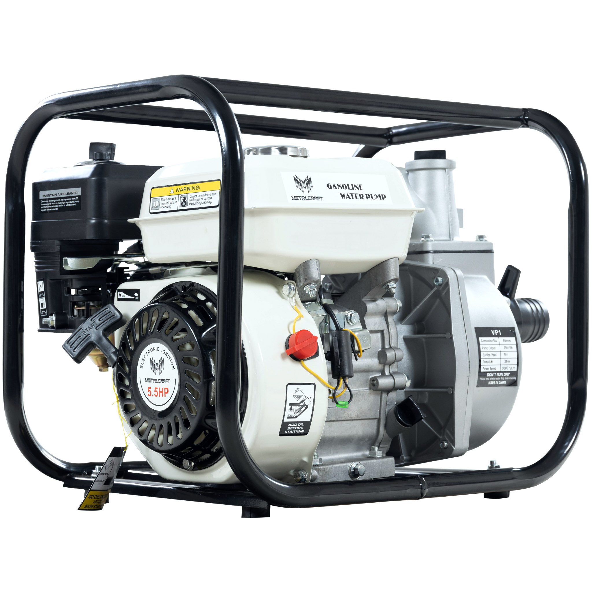 Bensindriven vattenpump 5,5HK 50mm (2\\\") Bensindriven vattenpump 5,5HK 50mm (2\\\")