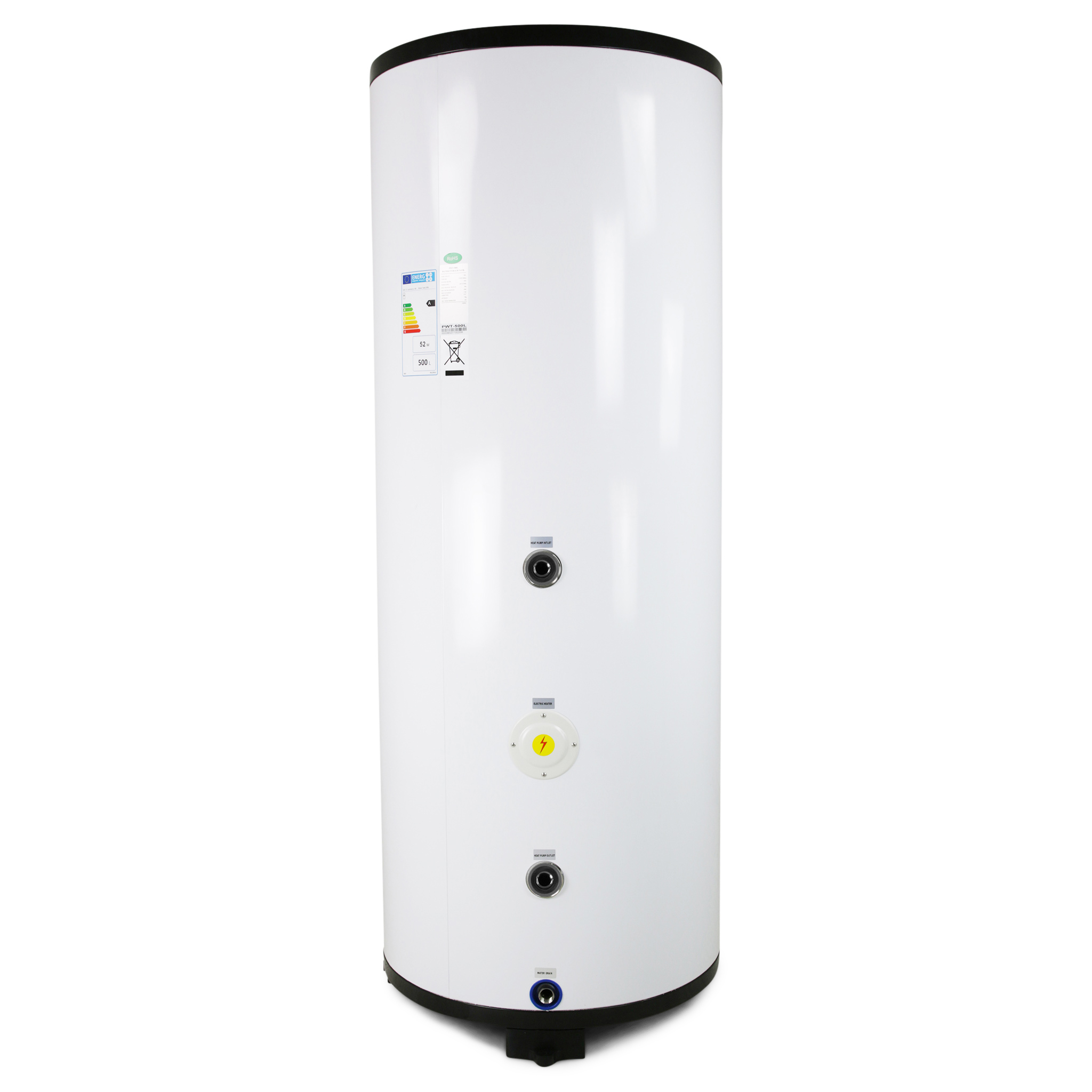 Ackumulatortank 500 liter | F�r dockning mot v�rmepump