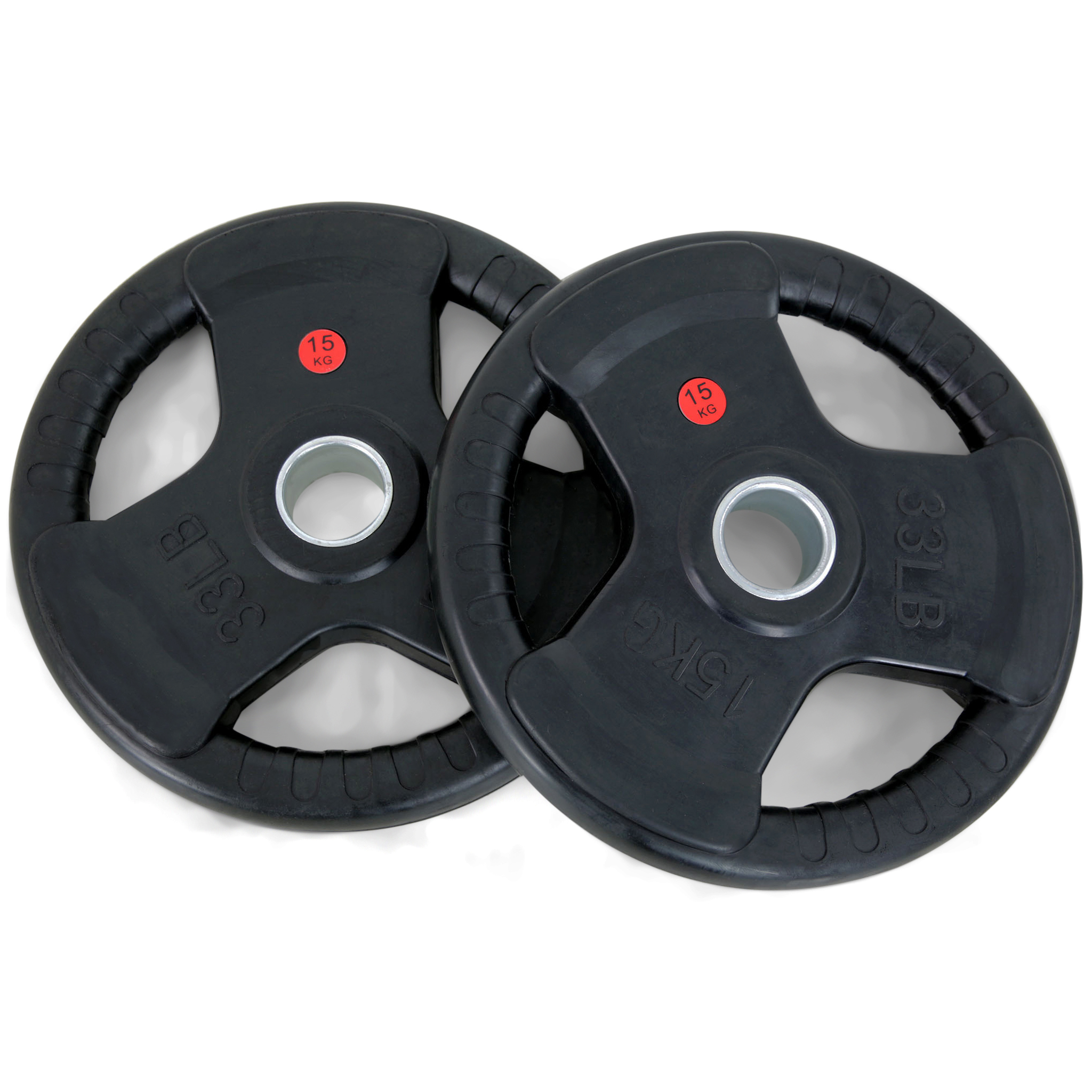 Fria vikter 2x15kg, 50mm | Passar till skivstång Fria vikter 2x15kg, 50mm | Passar till skivstång