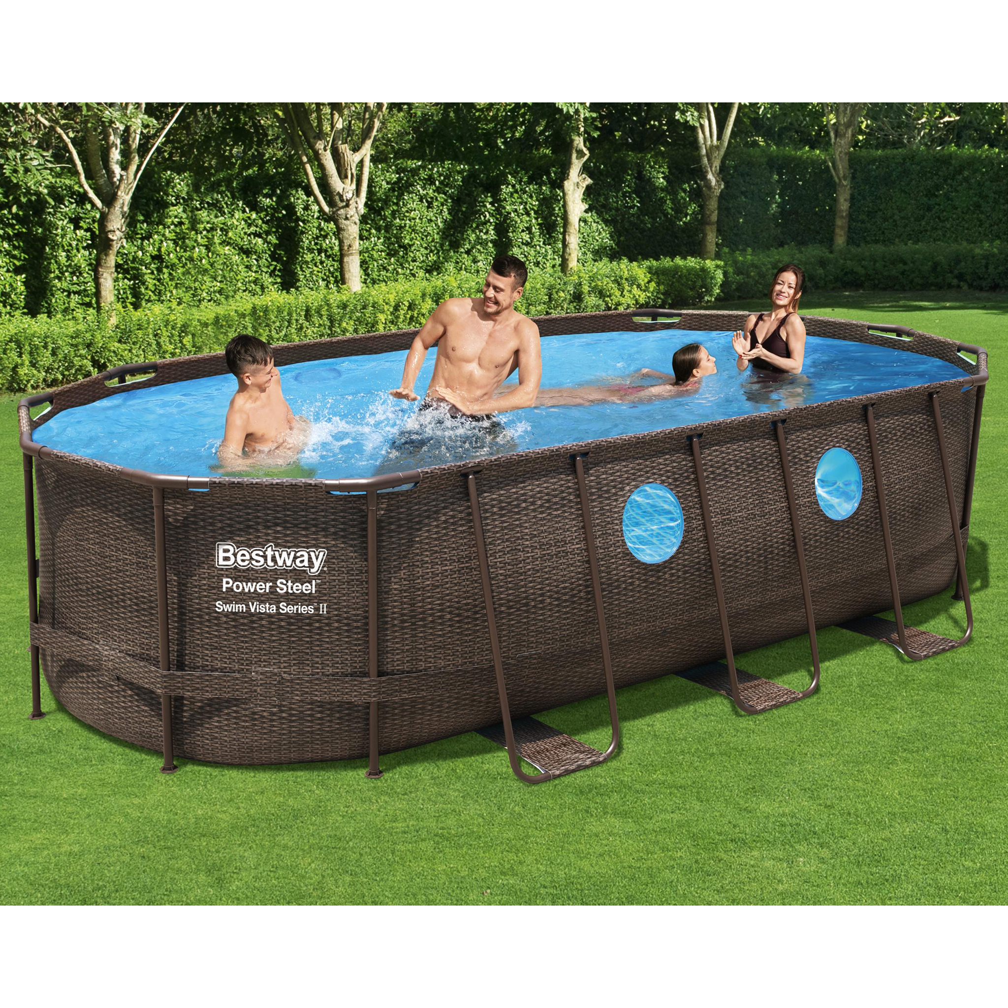 Bestway pool ovan mark 5,5x2,7m | Power Steel Swim Vista II (56716) Bestway pool ovan mark 5,5x2,7m | Power Steel Swim Vista II (56716)