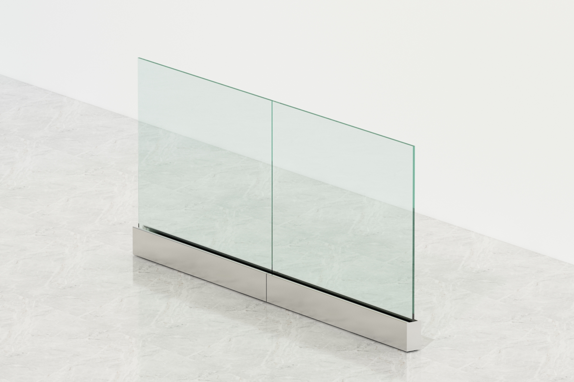 Stolpfritt glasräcke | 1m sektion | 12,76mm säkerhetsglas | Julius Stolpfritt glasräcke | 1m sektion | 12,76mm säkerhetsglas | Julius