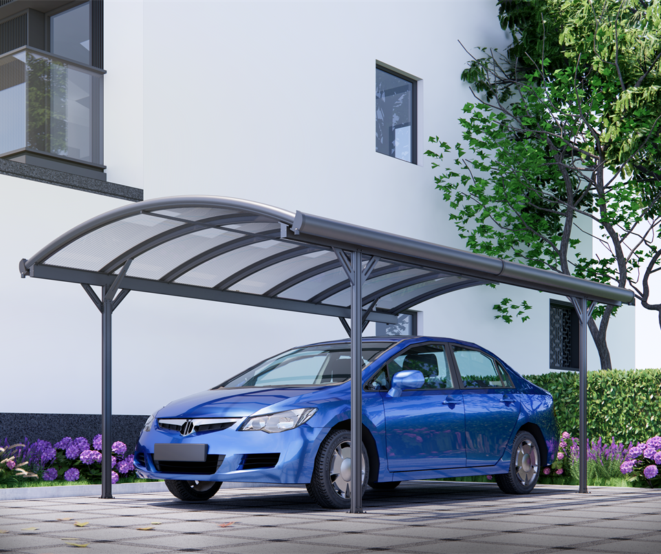 Carport 15m² | Singelbilsparkering | Modern & elegant skyddslösning Carport 15m² | Singelbilsparkering | Modern & elegant skyddslösning