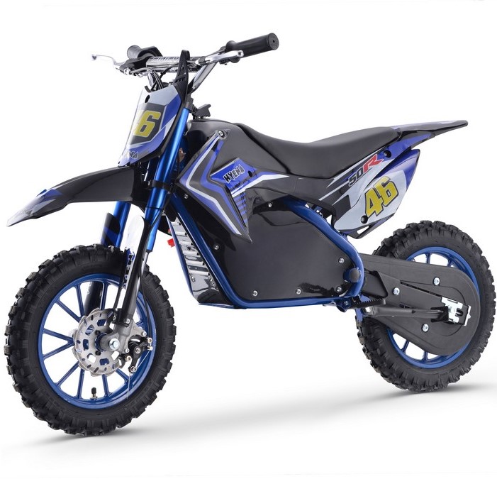 Minicross Barn 500W  36V | 25 km/h | Offroad | Skivbromsar | Rckvidd 20 km