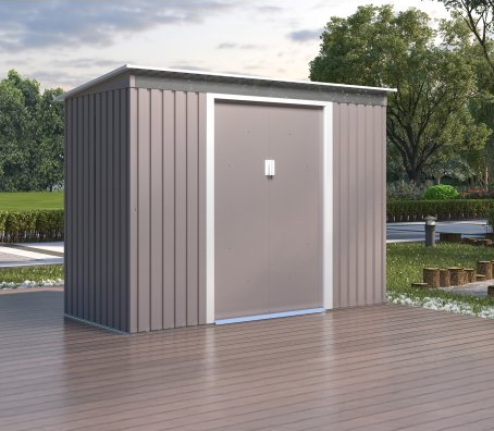 Sky B Pltfrrd 3,16 m  Galvaniserat Stl | Polykarbonat-Taklucka | Skjutdrrar