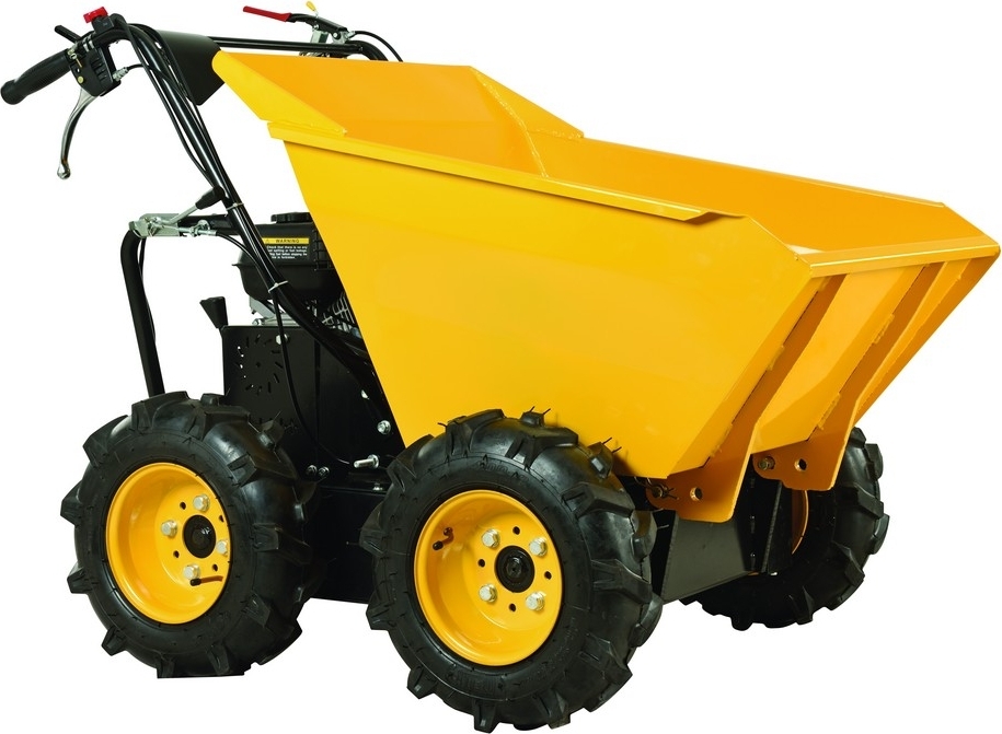 Minidumper 300 kg med hjul | Sjlvgende dumper med 6,5 hk motor & 4WD