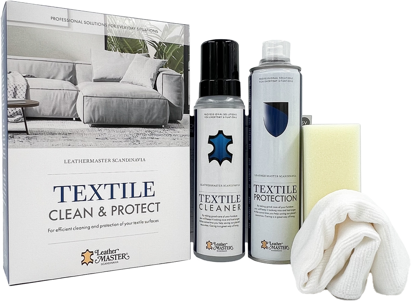 Textile clean & protect kit  Komplett rengring & skydd fr textilmbler