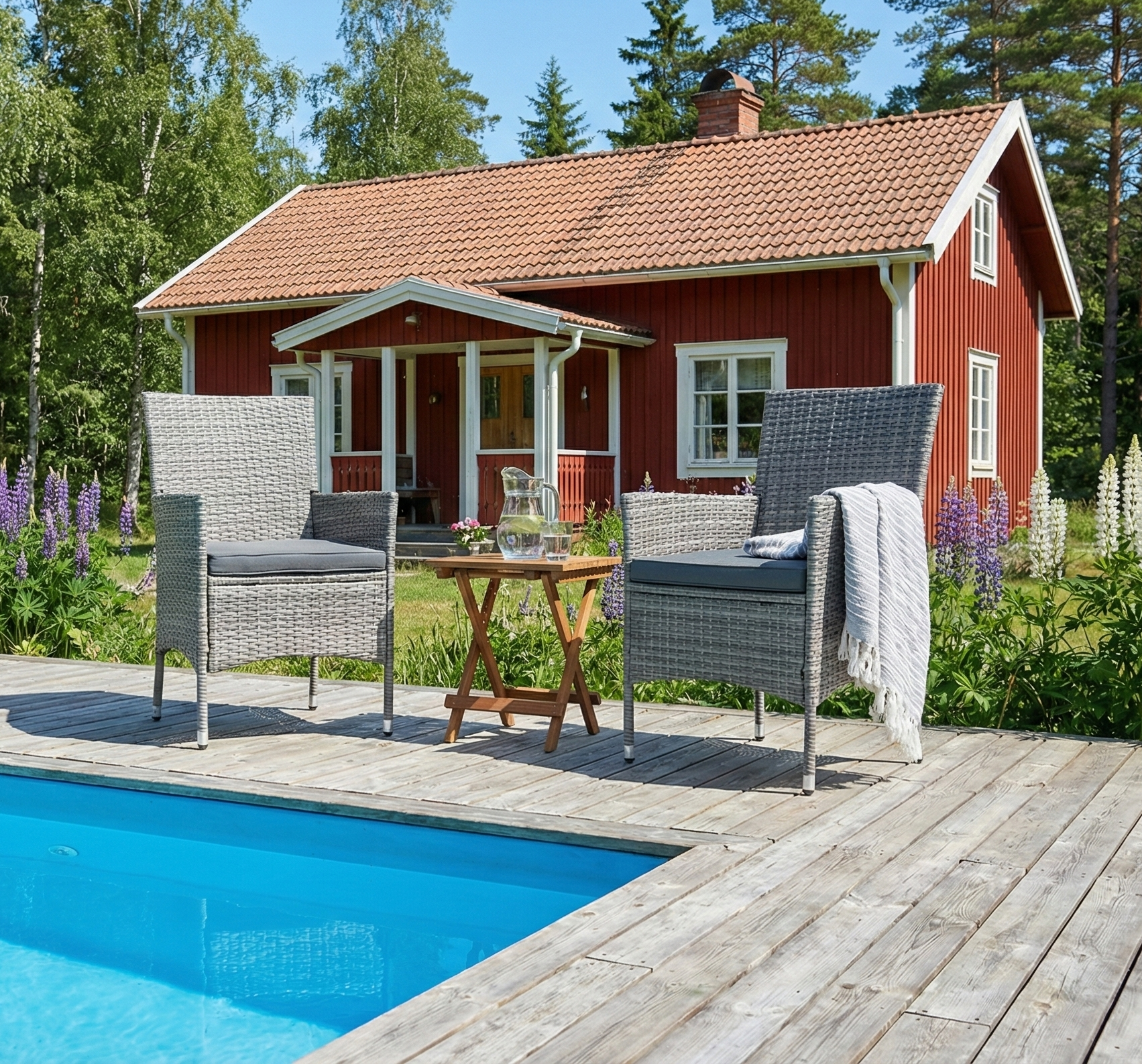 Matstol i konstrotting | Gr� | Dynor ing�r | 2-pack