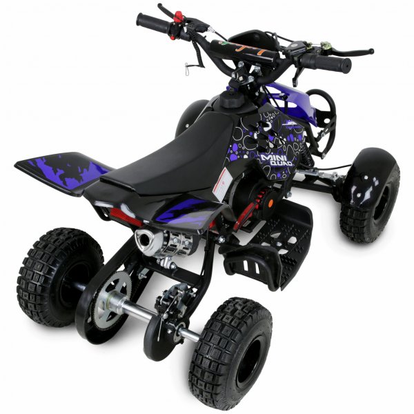 Mini ATV 49cc bensin - ATV-10 - Blå Mini ATV 49cc bensin - ATV-10 - Blå