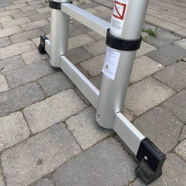 Teleskopisk stege | 3,3 meter - 10 steg | Aluminium Teleskopisk stege | 3,3 meter - 10 steg | Aluminium