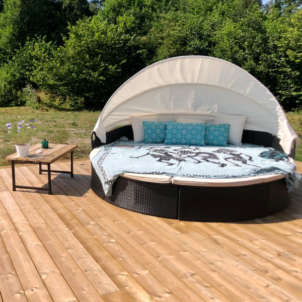 Rund utomhus sols�ng 230cm | Konstrotting | Lyfco H�llviken
