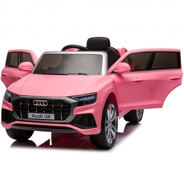 Elbil för barn Audi Q8 2x35W 12V7Ah| Rosa Elbil för barn Audi Q8 2x35W 12V7Ah| Rosa