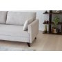 B�ddsoffa 3-sits | B�ddfunktion, beige tyg & modern design | Bella