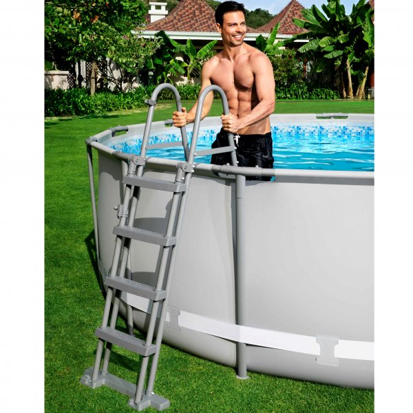 Ovanmarkpool 4,9m diameter - Bestway Power Steel (56451)