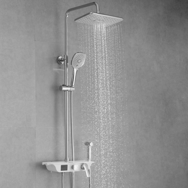 Takduschset komplett paket | Chrissy - Krom Takduschset komplett paket | Chrissy - Krom