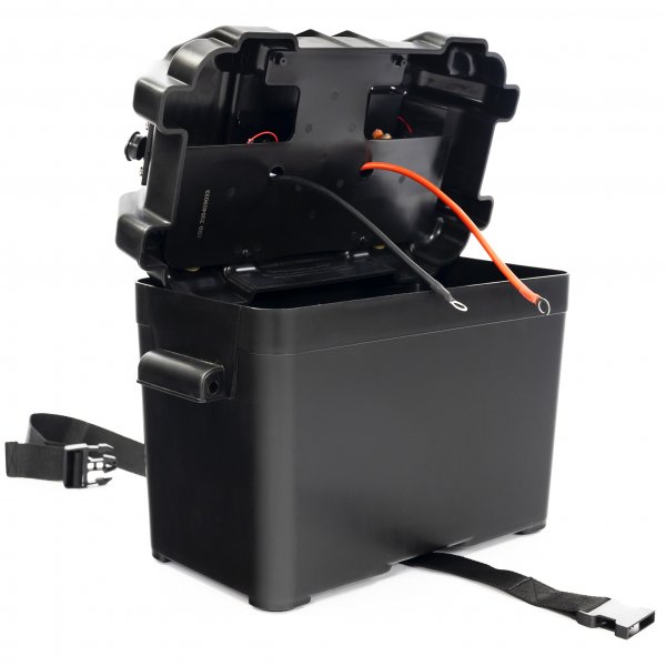 Bärbar batterilåda | 12V uttag | USB-port Bärbar batterilåda | 12V uttag | USB-port