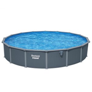Bestway Hydrium pool ovan mark �7,32 m � 132 cm djup | St�lpool (561RP)