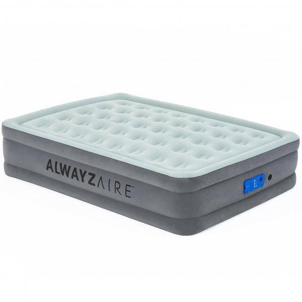 Queen Size luftmadrass AlwayzAire Fortech Airbed Queen med inbyggd elektrisk pump