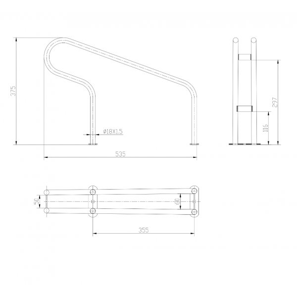 Klassiskt fristående cykelställ | Praktisk och hållbar förvaring för två cyklar | Lyfco Klassiskt fristående cykelställ | Praktisk och hållbar förvaring för två cyklar | Lyfco